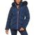 颜色: Navy, Tommy Hilfiger | Tommy Hilfiger Womens Insulated Detachable Hood Puffer Jacket