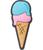 color Ice Cream Cone, Crocs | Jibbitz Food