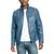 Michael Kors | Men's Perforated Faux Leather Hipster Jacket, Created for Macy's, 颜色Blueberry