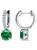 商品第1个颜色RED, Lord & Taylor Jewelry | Cubic Zirconia Huggie Drop Earrings
