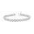 颜色: Sterling Silver, Macy's | Diamond Swirl Tennis Bracelet (1/2 ct. t.w.)