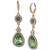 商品第1个颜色Green, Givenchy | Gold-Tone Light Sapphire Wingate Drop Earrings
