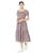 商品Madewell | Square-Neck Tiered Midi Dress in Textured Seersucker颜色Fig
