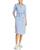 Derek Lam | Veronica Tie Waist Midi Shirt Dress, 颜色Blue/White