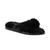 商品Dear Foams | Women's Marie Furry Thong Slippers颜色Black