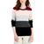 商品Karen Scott | Women's Cable Crewneck Gemma Stripe Sweater, Created for Macy's颜色Malbec Combo
