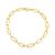 颜色: Gold Plated, Macy's | Diamond Accent Paperclip Link Bracelet in Fine Gold Plate or Fine Silver Plate