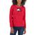 商品Tommy Hilfiger | Women's Lucy Flag Lurex Cotton Sweater颜色Scarlet/iconic