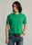 商品Ralph Lauren | Classic Fit Cotton V-Neck T-Shirt颜色RAFT GREEN