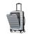 颜色: Artic Silver, Samsonite | Samsonite Omni 2 Hardside Expandable Luggage with Spinner Wheels, Checked-Medium 24-Inch, Midnight Black