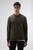 商品Woolrich | Crewneck Sweatshirt in Organic Cotton and Taslan Nylon颜色Dark Green