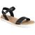 商品第5个颜色Black Smooth, Sun + Stone | Sun + Stone Womens Mattie Ankle Strap Open Toe Slingback Sandals