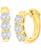 颜色: Yellow Gold, Macy's | Diamond Hoop Earrings (1-1/2 ct. t.w.) in 14k White or Yellow Gold