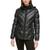 Calvin Klein | Women's Shine Hooded Packable Puffer Coat, Created for Macy's, 颜色Pearlized Black