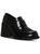 Steve Madden | Universe Womens Patent Slip-on Loafers, 颜色black leather