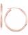 颜色: Rose Gold, Macy's | Polished Tube Hoop Earrings in 10k Gold, White Gold or Rose Gold