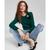 商品Charter Club | Women's 100% Cashmere Embellished Bow Sweater, Created for Macy's颜色Cc Deep Alpine