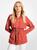 color CORAL, Michael Kors | Packable Nylon Anorak