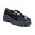 商品Franco Sarto | Balin Lug Sole Loafers颜色Midnight Faux Patent