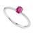 颜色: Ruby, Macy's | Sapphire (1/2 ct. t.w.) & Diamond (1/20 ct. t.w.) Ring in Sterling Silver (Also in Ruby & Emerald)