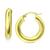 商品Giani Bernini | Polished Hoop Earrings, Created for Macy's颜色Gold Over Silver