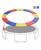 颜色: Yellow+red+blue, Gymax | 16FT Trampoline Replacement Safety Pad Universal Trampoline Cover