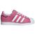 Adidas | adidas Originals Superstar - Girls' Grade School, 颜色White/Pink Fusion/Black