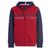 商品Nautica | Nautica Boys' Fleece Full Zip Hoodie颜色Red Rouge Colorblock