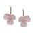 Lonna & Lilly | Gold-Tone Color Artistic Flower Drop Earrings, 颜色Pink