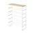 颜色: White, Yamazaki | Tower 6-Tier Wood Top Shoe Rack