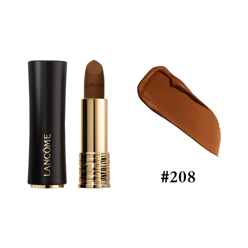 颜色: 208, Lancôme | 兰蔻新款黑管哑光口红唇膏 3.4g 浓郁显白气质