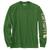 color Arborvitae Heather, Carhartt | 男士Logo长袖T恤