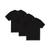 商品Lacoste | Men's Essential Cotton V-Neck Lounge Regular Fit Undershirts Set, 3-Piece颜色Black
