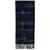 color Black Multi, Ralph Lauren | Women's Wool Plaid Patchwork Wrap Scarf with Crest Patch