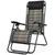 颜色: gray, Hivvago | Folding Rattan Zero Gravity Lounge Chair with Removable Head Pillow-Gray