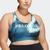 color halo mint / orbit indigo / night grey, Adidas | Women's adidas  x Peloton Digi Motion HEAT.RDY Believe This Bra (Plus Size)