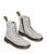 Dr. Martens | Combs Lace Up Fashion Boot (Little Kid/Big Kid), 颜色Mid Grey