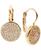 颜色: Gold, Anne Klein | Crystal Pavé Disc Drop Earrings