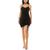 Crave Fame | Crave Fame Womens Juniors Velour Mini Bodycon Dress, 颜色Black