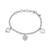 商品Michael Kors | Sterling Silver Open Heart Charm Bracelet and Available in Silver, 14K Rose-Gold Plated or 14K Gold Plated颜色Sterling Silver