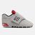 color Rain Cloud with Team Red and Golden Poppy, New Balance | 574 Crib