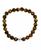 颜色: Tiger's Eye, Macy's | Genuine Stone Bead Stretch Bracelet with Silver Plate or Gold Plate Bead Accent