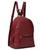 Tommy Hilfiger | Amelia II Medium Dome Backpack-Embossed TH Serif Critter PVC, 颜色Virginia Red