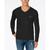 Lacoste | Men's V-Neck Casual Long Sleeve Jersey T-Shirt, 颜色Black