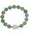 颜色: Aventurine, Macy's | Genuine Stone Bead Biwa Pearl Stretch Bracelet