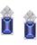 颜色: Tanzanite, Macy's | Ruby (1-3/8 ct. t.w.) & Diamond (1/8 ct. t.w.) Crown Stud Earrings in 14k White Gold (Also in Emerald & Tanzanite)