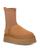 UGG | Women's Classic Dipper Platform Boots, 颜色Chestnut