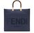 color bleu, Fendi | FENDI中号阳光购物手提袋