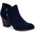 商品Style & Co | Style & Co. Womens Masrinaaf Suede Block Heel Booties颜色Navy