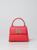 color RED, Furla | 1927 Furla bag in micro grain leather